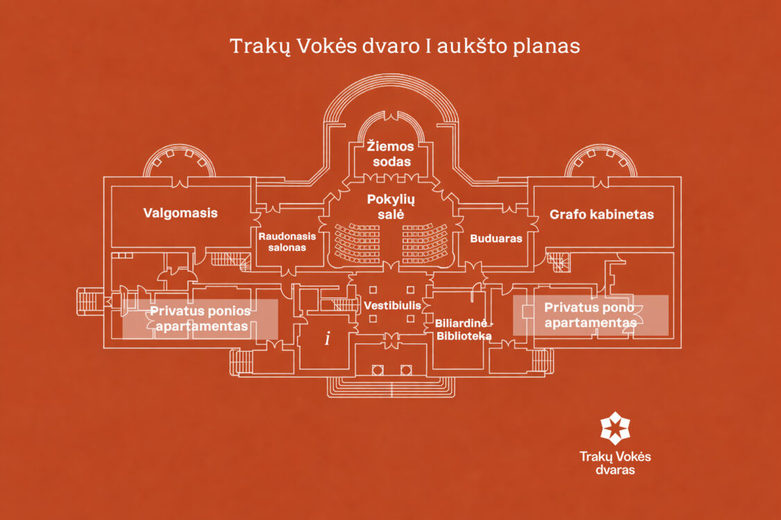 <p><span class="wixui-rich-text__text"><img decoding="async" class="aligncenter wp-image-751 size-full" src="https://vokesdvaras.lt/wp-content/uploads/2026/01/ChatGPT-Image-2026-01-31-11_14_32.png" alt="" width="1536" height="1024" srcset="https://vokesdvaras.lt/wp-content/uploads/2026/01/ChatGPT-Image-2026-01-31-11_14_32.png 1536w, https://vokesdvaras.lt/wp-content/uploads/2026/01/ChatGPT-Image-2026-01-31-11_14_32-300x200.png 300w, https://vokesdvaras.lt/wp-content/uploads/2026/01/ChatGPT-Image-2026-01-31-11_14_32-1024x683.png 1024w, https://vokesdvaras.lt/wp-content/uploads/2026/01/ChatGPT-Image-2026-01-31-11_14_32-768x512.png 768w, https://vokesdvaras.lt/wp-content/uploads/2026/01/ChatGPT-Image-2026-01-31-11_14_32-1218x812.png 1218w, https://vokesdvaras.lt/wp-content/uploads/2026/01/ChatGPT-Image-2026-01-31-11_14_32-1485x990.png 1485w, https://vokesdvaras.lt/wp-content/uploads/2026/01/ChatGPT-Image-2026-01-31-11_14_32-897x598.png 897w, https://vokesdvaras.lt/wp-content/uploads/2026/01/ChatGPT-Image-2026-01-31-11_14_32-1125x750.png 1125w" sizes="(max-width: 1536px) 100vw, 1536px" /></span></p>
<p data-start="199" data-end="405"><strong data-start="199" data-end="226">Sveiki atvykę, svečiai!</strong><br data-start="226" data-end="229" />Leiskite prisistatyti – esu Trakų Vokės dvaro ekonomė Rozalija. Tarnavau net dvejoms grafų Tiškevičių kartoms, tad tikrai turiu ką papasakoti apie savo šeimininkus ir jų rūmus.</p>
<p data-start="407" data-end="749">Kviečiu rūmų erdvėse ieškoti QR kodų – jūsų laikų įmantrybių – ir jų pagalba išgirsti net <strong data-start="497" data-end="519">13 mano pasakojimų</strong>. Sakoma, kad kiekvienu mano žodžiu tikėti nereikėtų: mano istorija yra išgalvota, tačiau apipinta tikrais istoriniais faktais. Vis dėlto kviečiu jus, svečiai, paklausyti ir patiems nuspręsti, kiek tiesos slypi mano pasakojimuose.</p>
<p data-start="751" data-end="1123">Rozalijos pasakojimus užrašė rašytoja <strong data-start="789" data-end="810">Edita Puskunigytė</strong>, balsą jiems paskolino aktorė ir dainininkė <strong data-start="855" data-end="877">Aistė Motiejūnaitė</strong>, o garso takelį sukūrė garso dizainerė ir muzikantė <strong data-start="930" data-end="949">Elena Neniškytė</strong>. Istorinėmis žiniomis dalijosi menotyrininkė <strong data-start="995" data-end="1027">doc. dr. Birutė Vitkauskienė</strong>, architektūros paveldo ekspertas <strong data-start="1061" data-end="1085">Marius Daraškevičius</strong> ir istorikė <strong data-start="1098" data-end="1122">dr. Liliana Narkovič</strong>.</p>
<p data-start="1125" data-end="1241">Norint klausytis audiogido Trakų Vokės dvaro rūmų erdvėse, reikalingas asmeninis išmanusis įrenginys ir ausinės.</p>
<p data-start="1243" data-end="1296">Audiogido parengimą finansavo:</p>
<div id="comp-ljy2fmq4" class="MazNVa comp-ljy2fmq4 wixui-image">
<div class="j7pOnl" data-testid="linkElement"><img decoding="async" class="alignnone wp-image-823" src="https://vokesdvaras.lt/wp-content/uploads/2026/02/vilnuis-300x69.avif" alt="" width="209" height="48" srcset="https://vokesdvaras.lt/wp-content/uploads/2026/02/vilnuis-300x69.avif 300w, https://vokesdvaras.lt/wp-content/uploads/2026/02/vilnuis.avif 462w" sizes="(max-width: 209px) 100vw, 209px" /></div>
</div>
<div data-testid="linkElement"></div>
<div data-testid="linkElement"></div>
<div id="comp-ljy2fmq4" class="MazNVa comp-ljy2fmq4 wixui-image">
<div data-testid="linkElement"></div>
</div>
