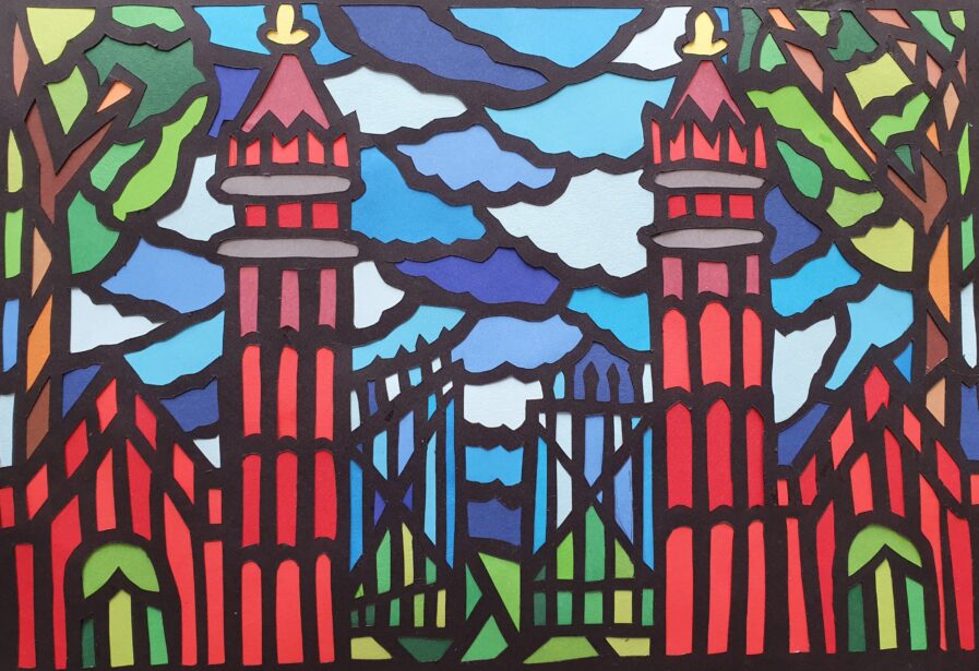 Tapybos dirbtuvės „Dvaro didybės atspindžiai“