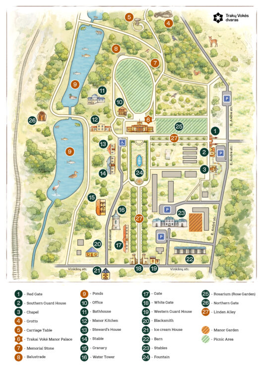 <p data-start="54" data-end="381">Welcome to the Trakai Vokė audio story. Please note that this is a fictional narrative woven together with real historical facts, so the dramatic elements should not be taken at face value. The map below will help you identify the numbered locations mentioned in the different sections of the audioguide presented beneath it.</p>
<p data-start="388" data-end="409">Enjoy your journey!</p>
<p data-start="416" data-end="447">The audioguide was funded by:</p>
<p><img decoding="async" class="alignnone wp-image-822" src="https://vokesdvaras.lt/wp-content/uploads/2026/02/LTK_Logotipas4-300x116.avif" alt="" width="158" height="61" srcset="https://vokesdvaras.lt/wp-content/uploads/2026/02/LTK_Logotipas4-300x116.avif 300w, https://vokesdvaras.lt/wp-content/uploads/2026/02/LTK_Logotipas4.avif 498w" sizes="(max-width: 158px) 100vw, 158px" />     <img decoding="async" class="alignnone wp-image-823" src="https://vokesdvaras.lt/wp-content/uploads/2026/02/vilnuis-300x69.avif" alt="" width="234" height="54" srcset="https://vokesdvaras.lt/wp-content/uploads/2026/02/vilnuis-300x69.avif 300w, https://vokesdvaras.lt/wp-content/uploads/2026/02/vilnuis.avif 462w" sizes="(max-width: 234px) 100vw, 234px" /></p>
<p>&nbsp;</p>
