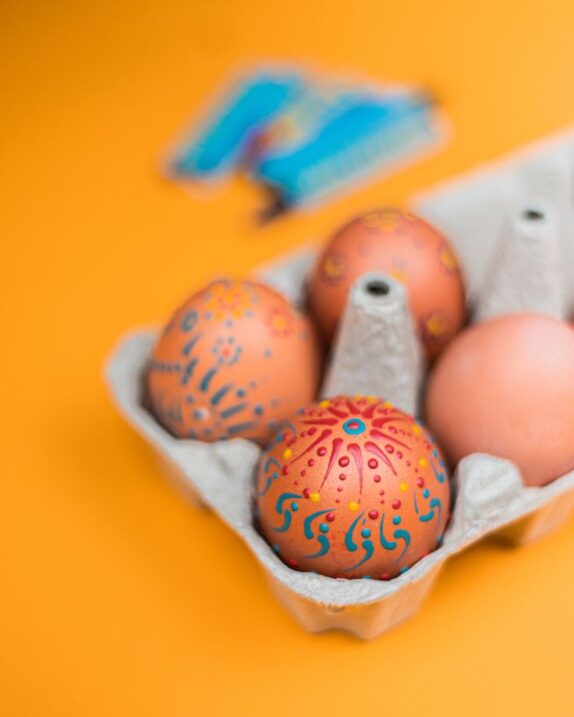 Kiaušinių marginimas vašku dvare