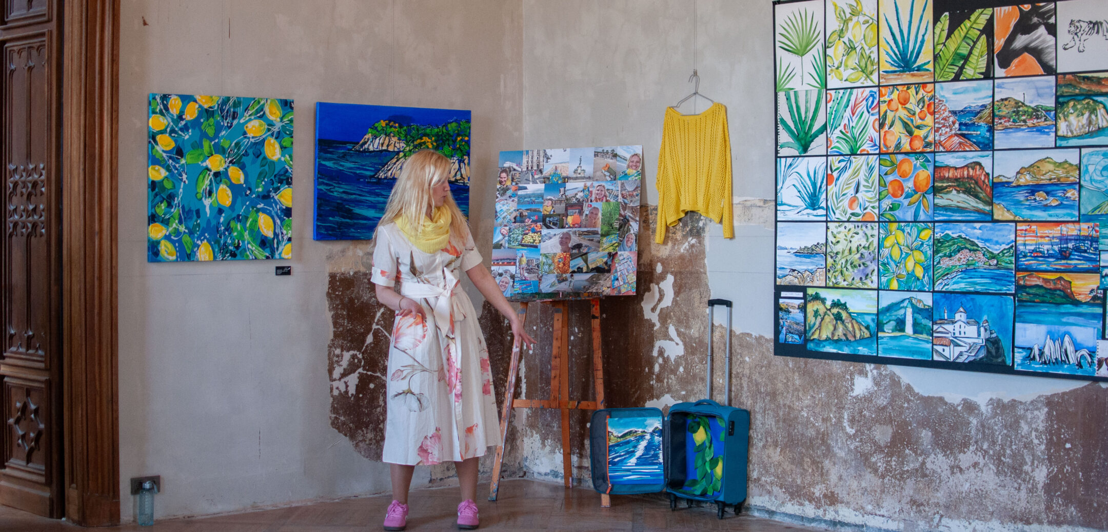 Balandžio 11 d. atidaryta tapybos paroda „Mediterranean Dream“