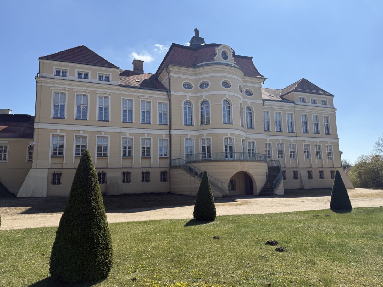 Rogalino rezidencija, parteris prie rūmų