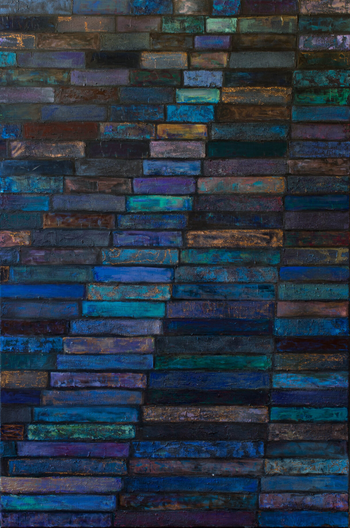 Spindulys, 2024 · 100 × 150 cm · mišri technika, drobė